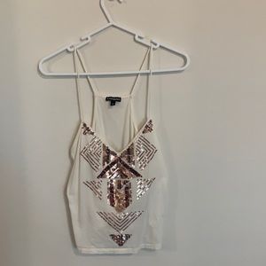 Express Sequin Tank Top